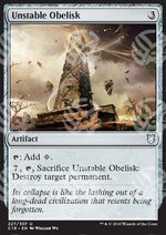 Obelisco Instabile - Commander 2018 (Uncommon) [C18-227]