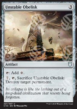 Obelisco Instabile - Commander 2018 (Uncommon) [C18-227]