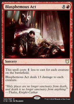 Atto Blasfemo - Commander 2018 (Rare) [C18-120]