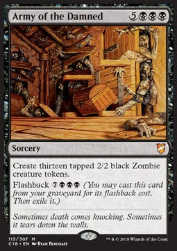 Esercito dei Dannati - Commander 2018 (Mythic) [C18-113]