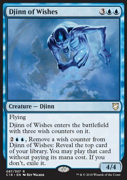 Genio dei Desideri - Commander 2018 (Rare) [C18-87]