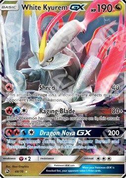 White Kyurem GX - Trionfo dei Draghi (Ultra Rare) [DRM-48]