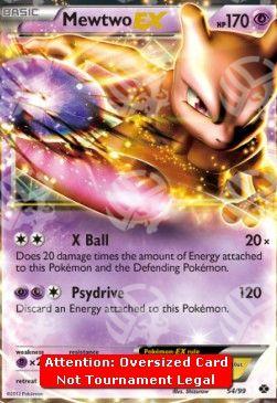 Mewtwo EX - Destini Futuri (Oversized) [NXD-54]