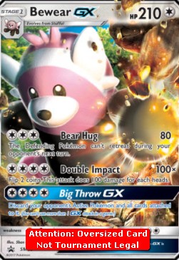 Bewear GX - SM Black Star Promos (Oversized) [SM-34]