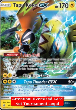 Tapu Koko GX - Guardiani Nascenti (Oversized) [GRI-47]