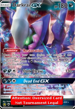 Darkrai GX - Ombre Infuocate (Oversized) [BUS-88a]