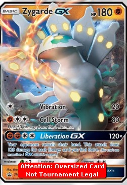 Zygarde GX - SM Black Star Promos (Oversized) [SM-122]