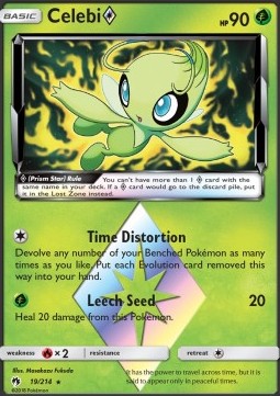 Celebi ◇ - Lost Thunder (Holo Rare) [LOT-19]