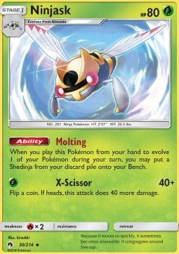 Ninjask - Lost Thunder (Uncommon) [LOT-30]