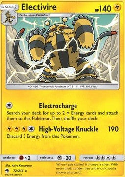 Electivire - Lost Thunder (Rare) [LOT-72]