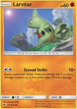 Larvitar - Lost Thunder (Common) [LOT-115]