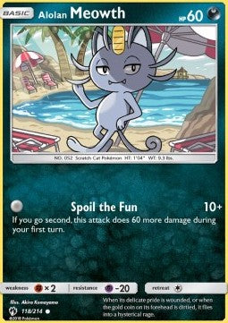Alolan Meowth - Lost Thunder (Common) [LOT-118]