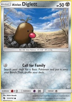 Alolan Diglett - Lost Thunder (Common) [LOT-122]
