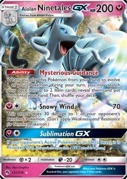 Alolan Ninetales GX - Lost Thunder (Ultra Rare) [LOT-132]