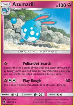 Azumarill - Lost Thunder (Rare) [LOT-136]