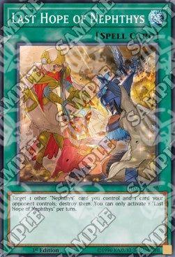 Ultima Speranza di Nephtys - Hidden Summoners (Super Rare) [HISU-010]