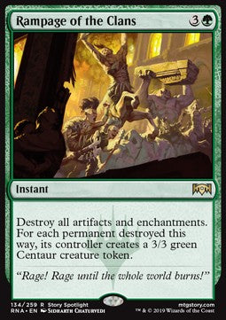 Furia dei Clan - Ravnica Allegiance (Rare) [RNA-134]