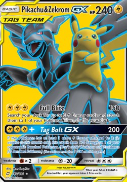 Pikachu & Zekrom GX - Team Up (Ultra Rare) [TEU-162]