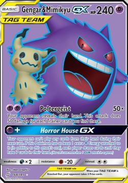 Gengar & Mimikyu GX - Team Up (Ultra Rare) [TEU-164]