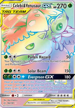 Celebi & Venusaur GX - Team Up (Secret Rare) [TEU-182]