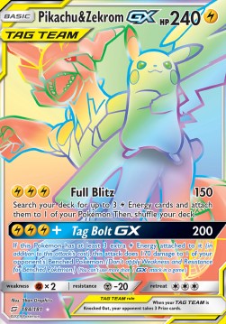 Pikachu & Zekrom GX - Team Up (Secret Rare) [TEU-184]