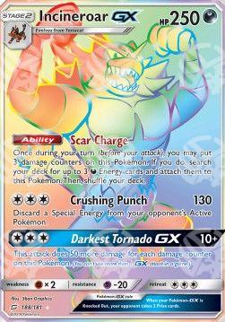 Incineroar GX - Team Up (Secret Rare) [TEU-188]
