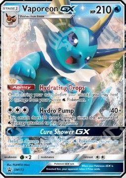 Vaporeon GX - SM Black Star Promos (Promo) [SM-172]