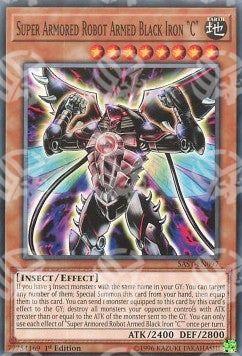 Robot Super Corazzato Ferro Nero Armato "C" - Savage Strike (Common) [SAST-097]