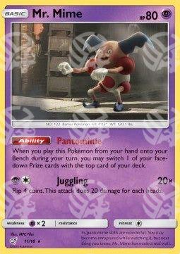 Mr. Mime - Detective Pikachu (Rare) [DET-11]