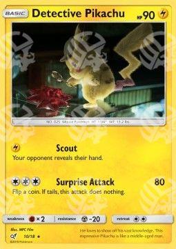 Detective Pikachu - Detective Pikachu (Rare) [DET-10]