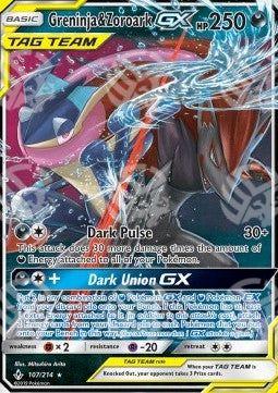 Greninja & Zoroark GX - Unbroken Bonds (Ultra Rare) [UNB-107]