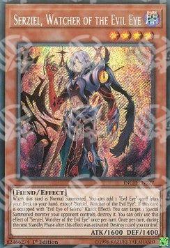 Serziel, Osservatore del Malocchio - The Infinity Chasers (Secret Rare) [INCH-027]