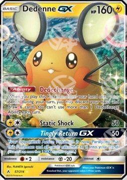 Dedenne GX - Unbroken Bonds (Ultra Rare) [UNB-57]