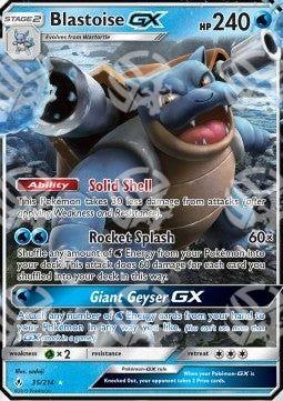 Blastoise GX - Unbroken Bonds (Ultra Rare) [UNB-35]