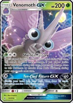 Venomoth GX - Unbroken Bonds (Ultra Rare) [UNB-12]
