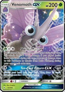 Venomoth GX - Unbroken Bonds (Ultra Rare) [UNB-12]