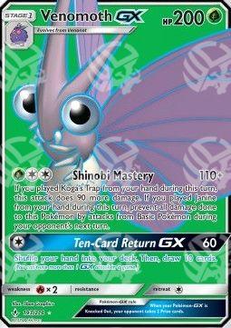 Venomoth GX - Unbroken Bonds (Ultra Rare) [UNB-193]