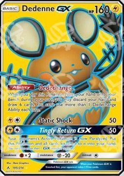 Dedenne GX - Unbroken Bonds (Ultra Rare) [UNB-195]