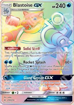 Blastoise GX - Unbroken Bonds (Secret Rare) [UNB-218]