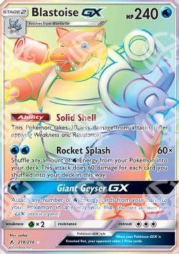 Blastoise GX - Unbroken Bonds (Secret Rare) [UNB-218]