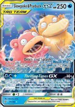 Slowpoke & Psyduck GX - Unified Minds (Ultra Rare) [UNM-35]