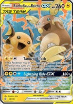 Raichu & Alolan Raichu GX - Unified Minds (Ultra Rare) [UNM-54]