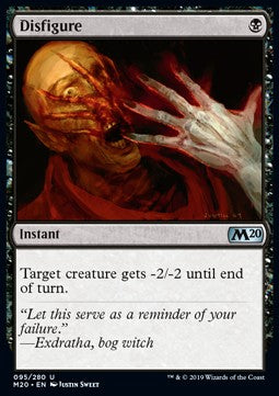 Sfigurare - Set base 2020 (Uncommon) [M20-95]