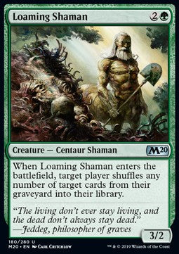 Sciamano Interratore - Set base 2020 (Uncommon) [M20-180]