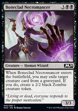 Necromante Vestita d'Ossa - Set base 2020 (Common) [M20-93]