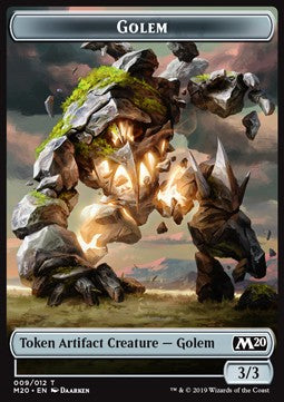 Golem Token (Artifact 3/3) - Set base 2020 (Token) [M20-T09]