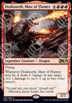 Drakuseth, Fauce di Fiamme - Set base 2020 (Rare) [M20-136]
