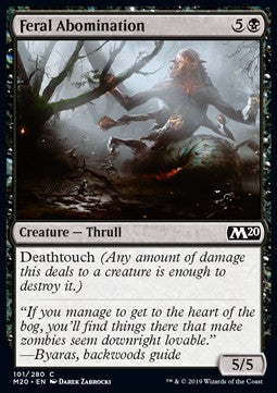 Abominio Feroce - Set base 2020 (Common) [M20-101]