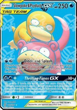 Slowpoke & Psyduck GX - Unified Minds (Ultra Rare) [UNM-217]