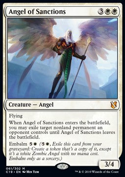 Angelo delle Sanzioni - Commander 2019 (Mythic) [C19-61]